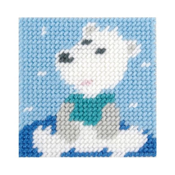 DMC Kid's Embroidery Kit Ice Bear 15 x 15 cm