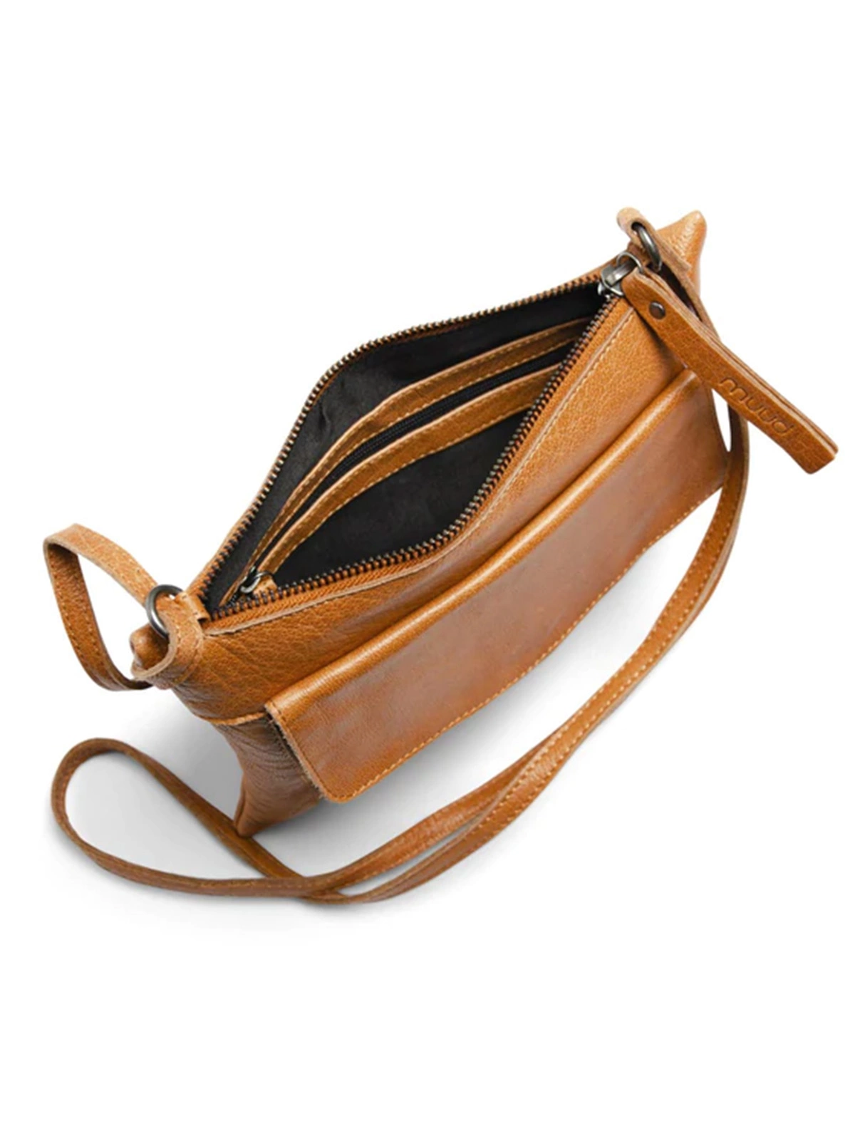 Muud Vadsø PREMIUM CROSSOVER IN LEATHER - your favorite leather bag in whisky brown color