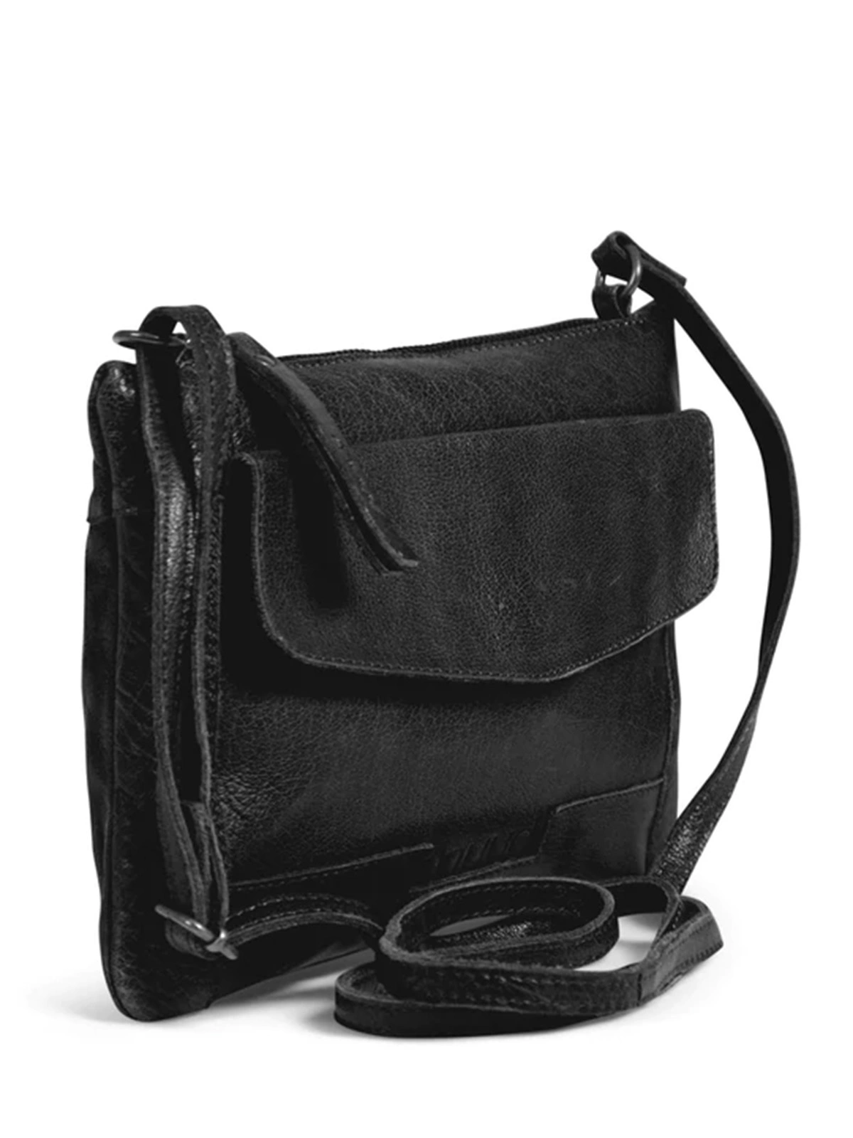 Muud Vadsø PREMIUM CROSSOVER BAG IN LEATHER - your favorite black leather bag