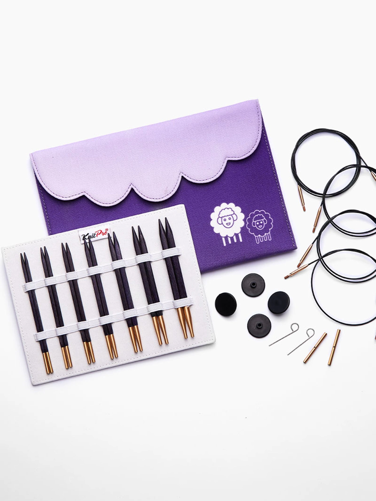 KnitPro J’adore Cubics Deluxe Interchangeable Needle Set