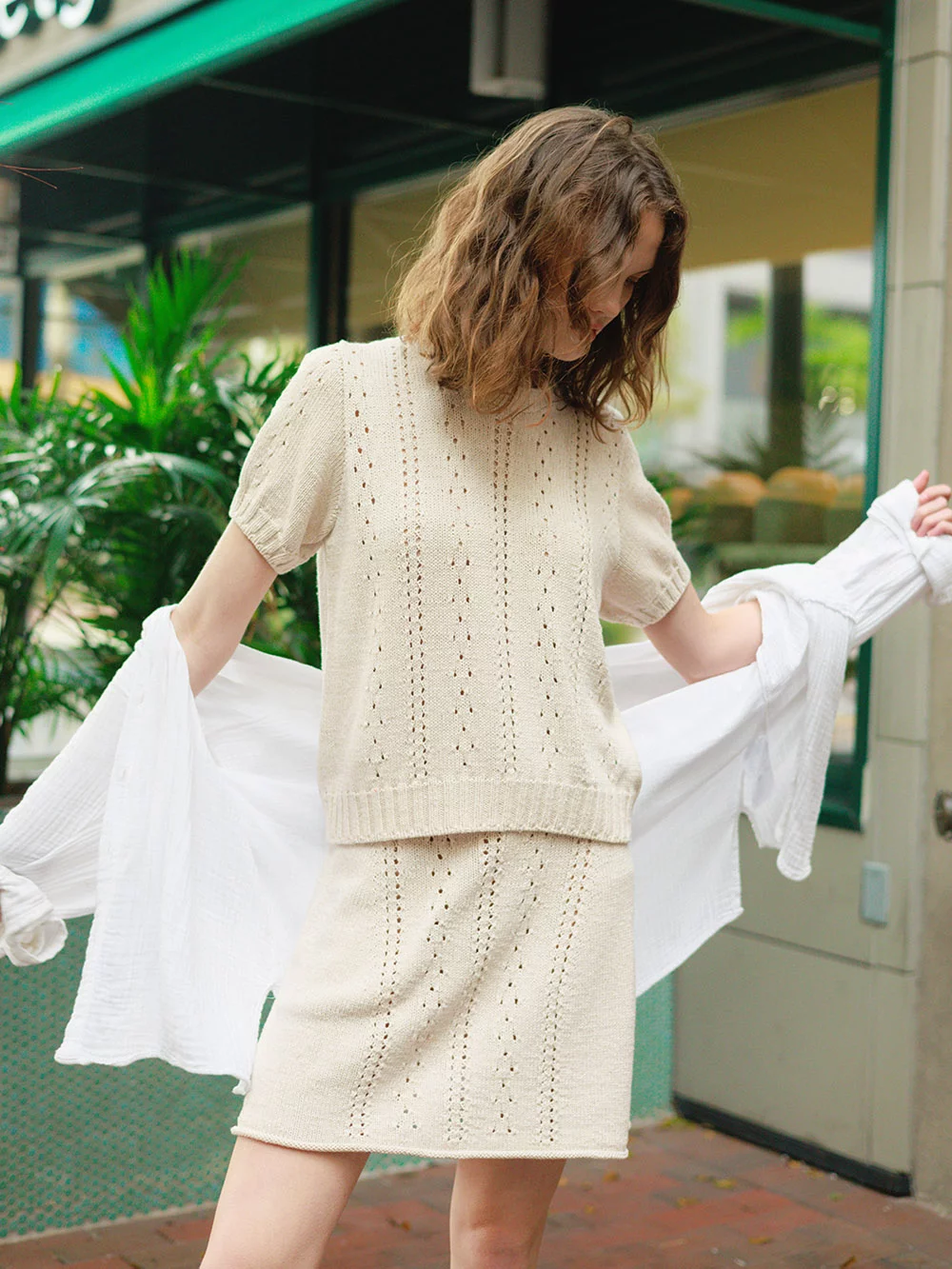 Sandnes Garn 2404-9A Cornelia Tee & Skirt Neuleohje englanti
