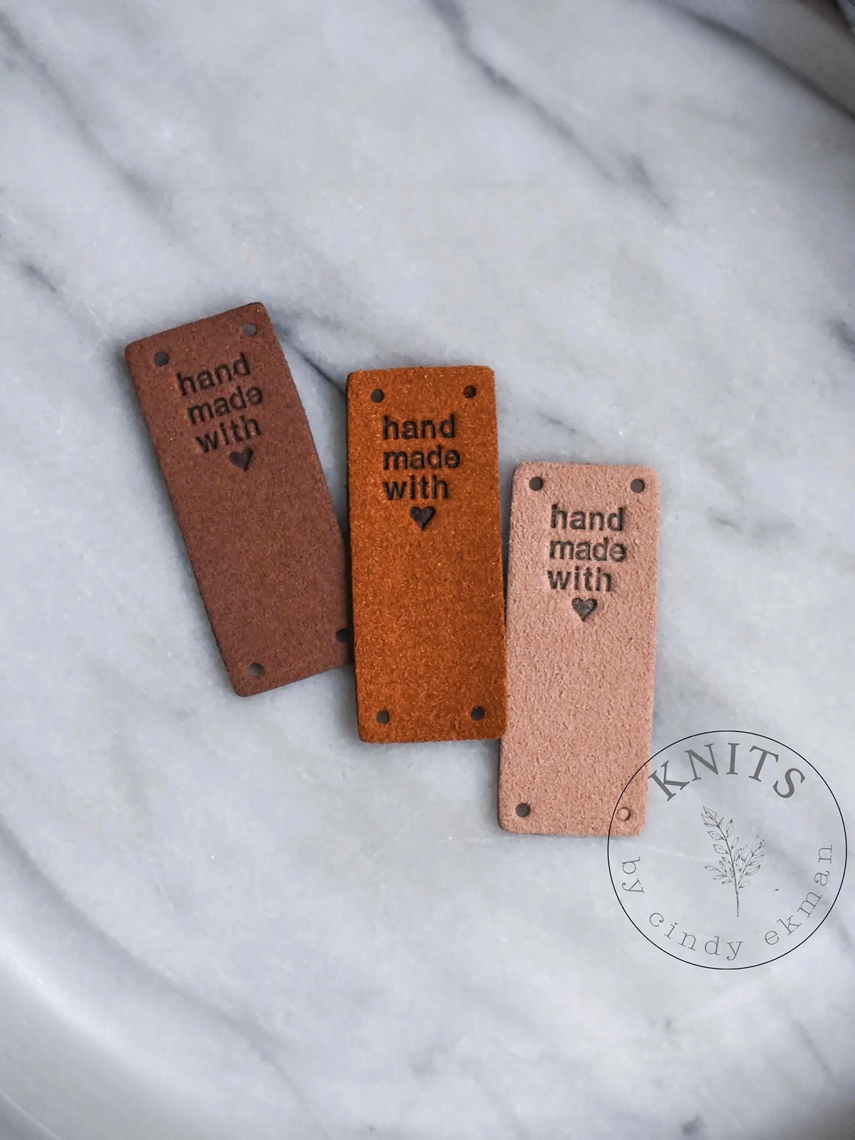 KNITS PU Leather Tags