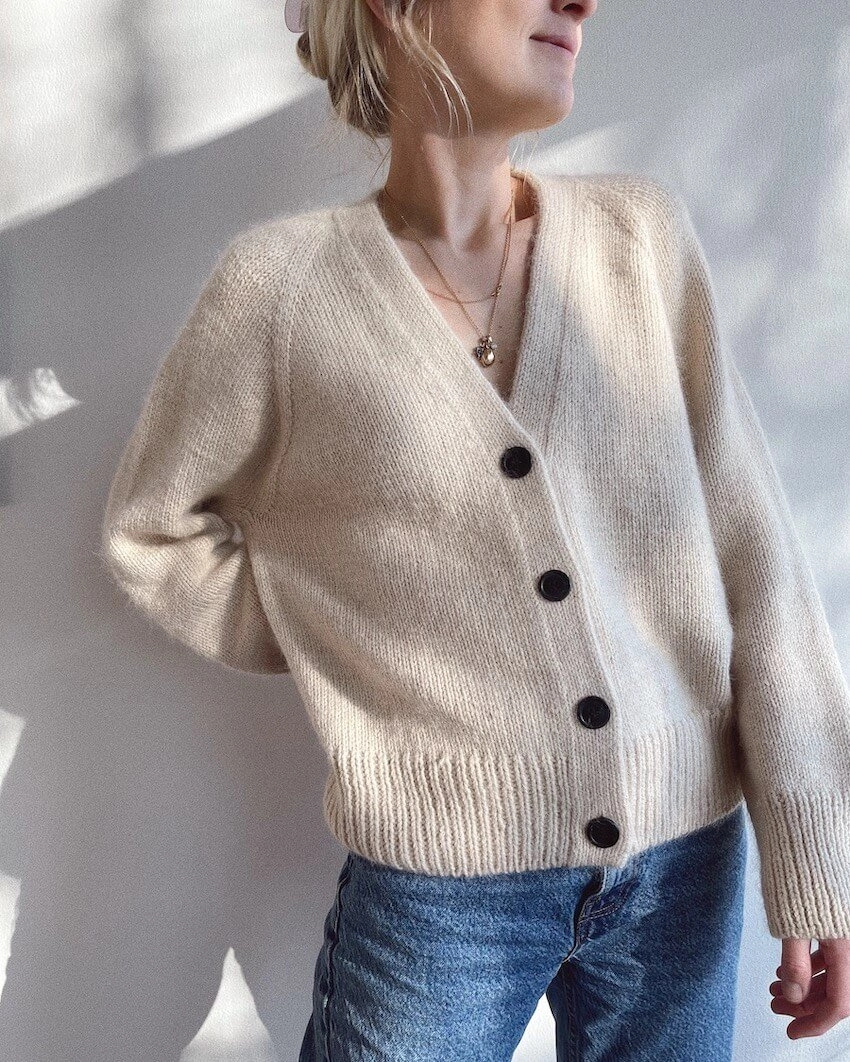 PetiteKnit Champagne Cardigan Neuleohje