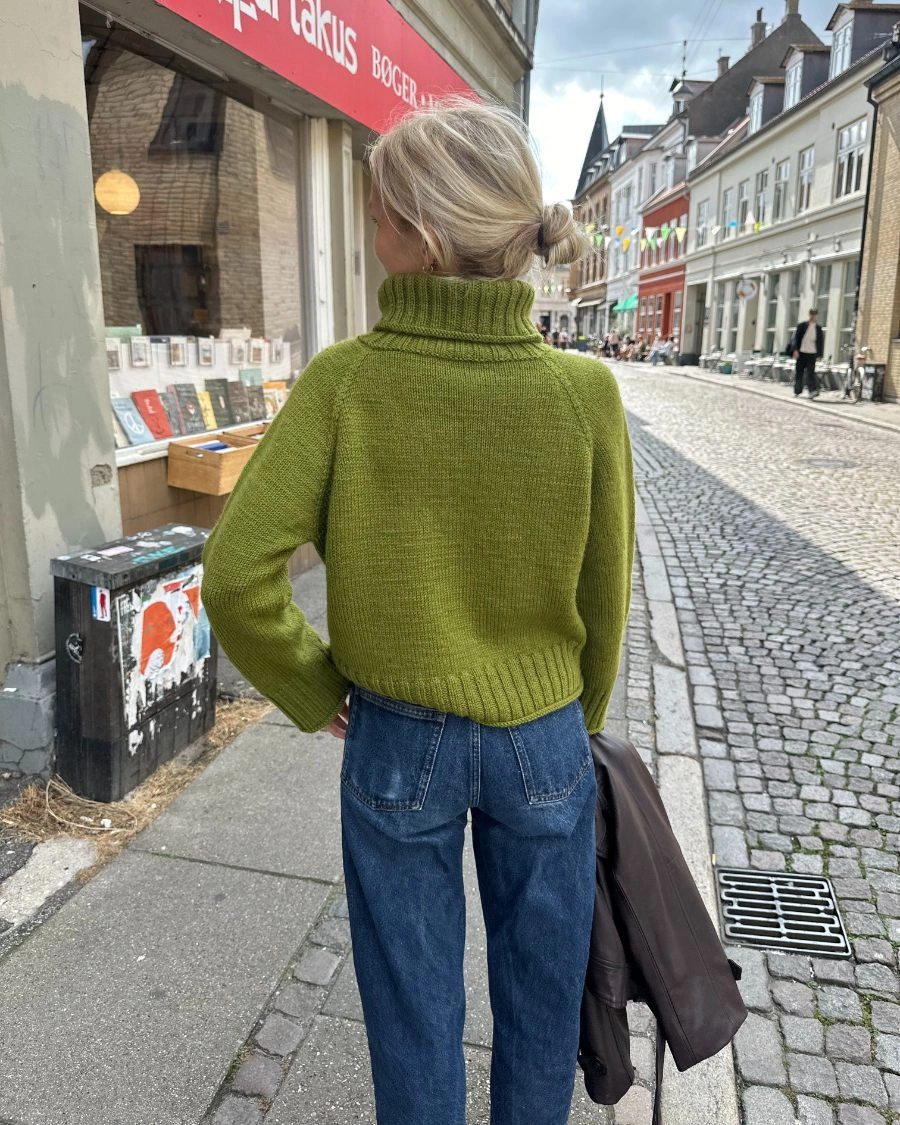 PetiteKnit Amy Sweater villapaita paperinen neuleohje suomeksi