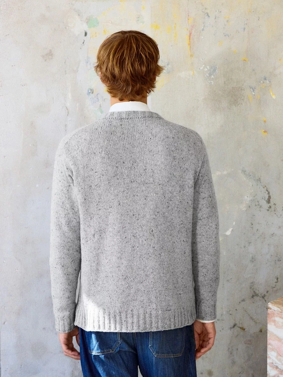 Sandnes 2412-8 Mr. Brendan Sweater Man Tweed englanti