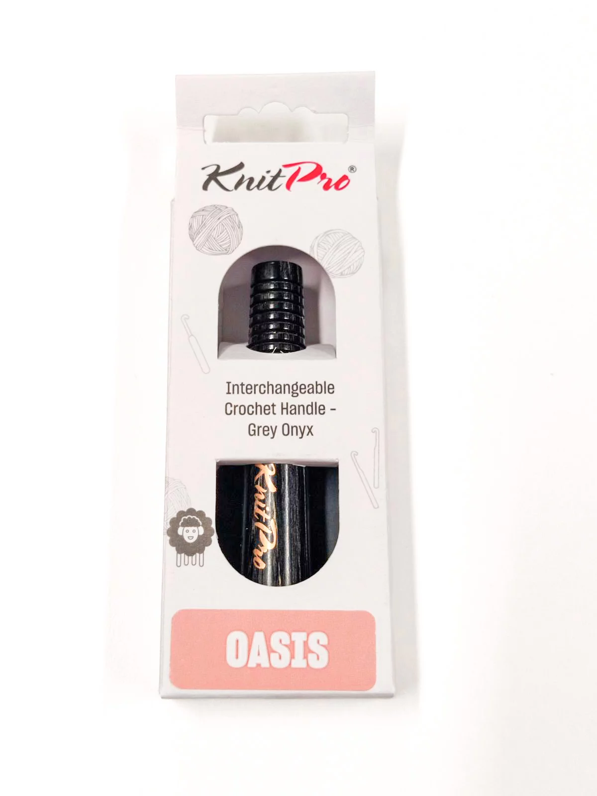 KnitPro Oasis Vaihdettava Virkkuukoukun kahva