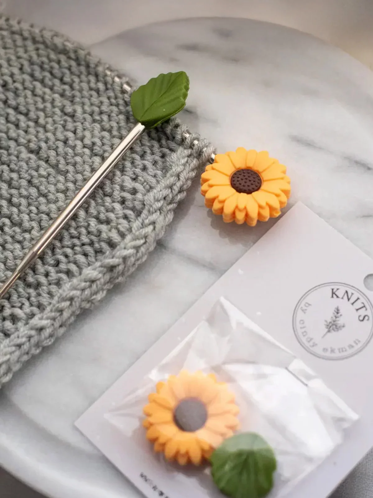 KNITS Needle Stopper Sunflower