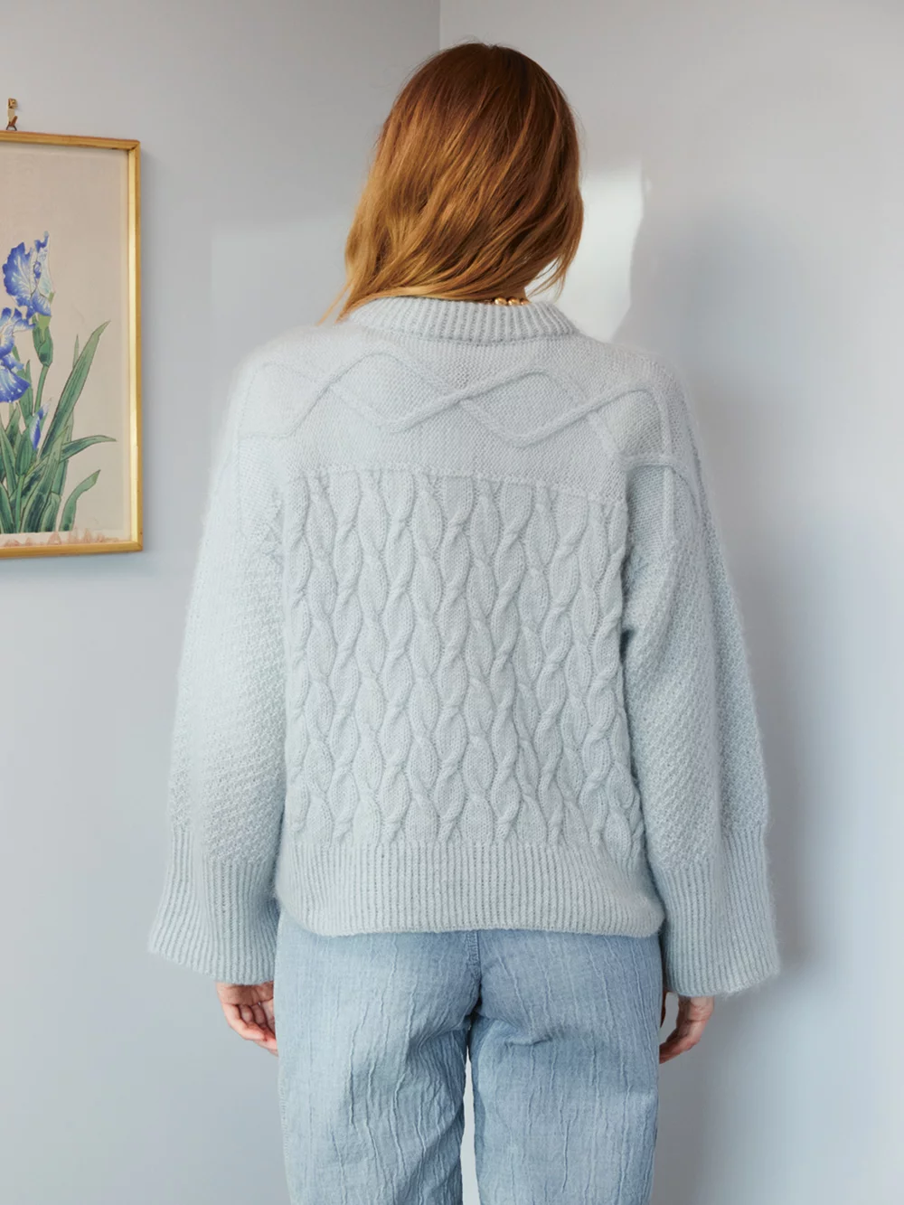 Sandnes 2409-13 Heather Sweater Cable Edition Neuleohje suomi