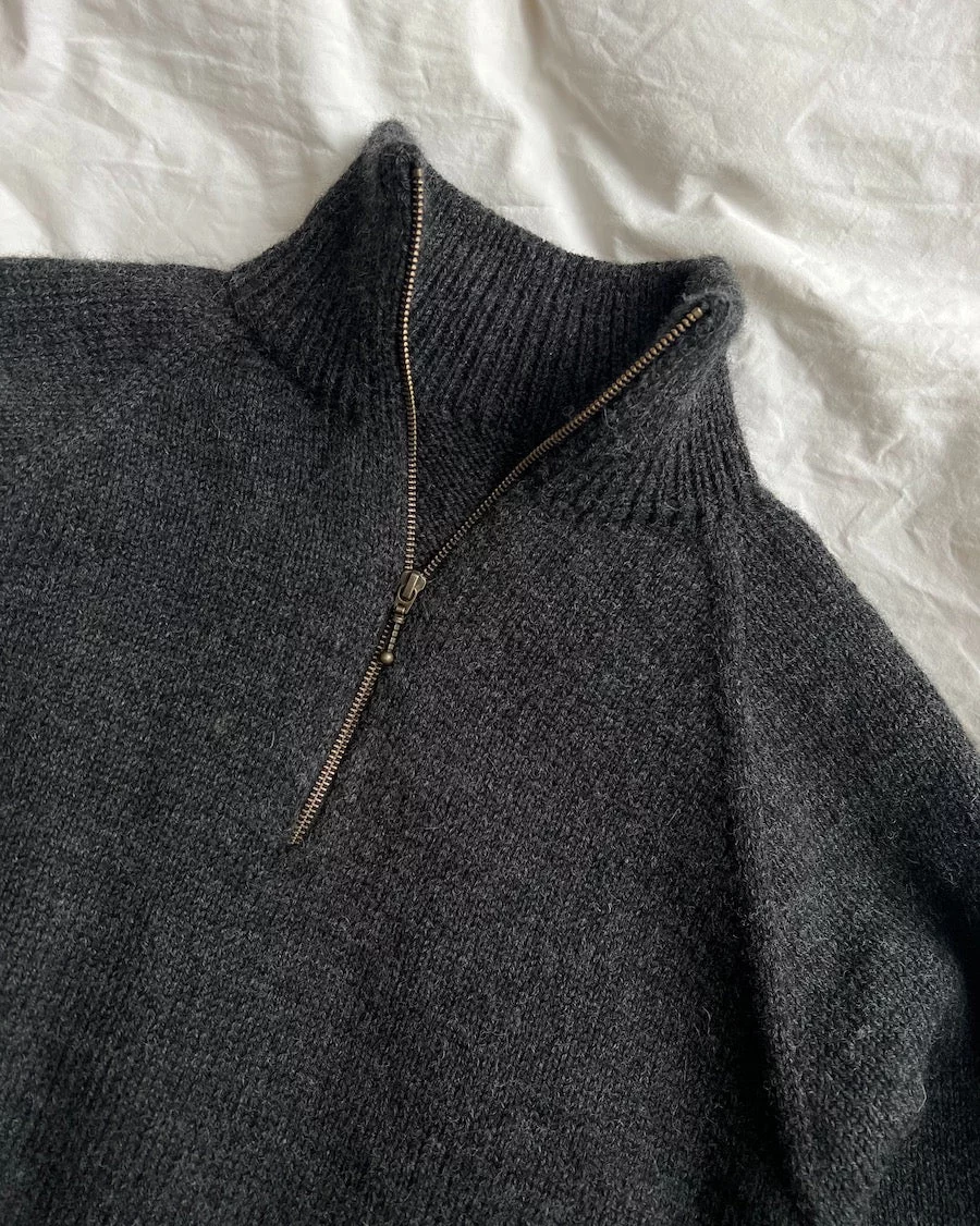 Petiteknit Zipper Sweater Light villapaidan neuleohje