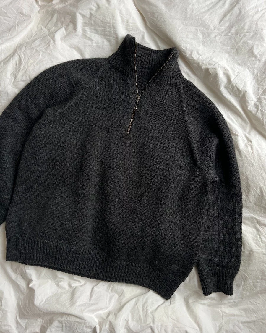 Petiteknit Zipper Sweater Light villapaidan neuleohje