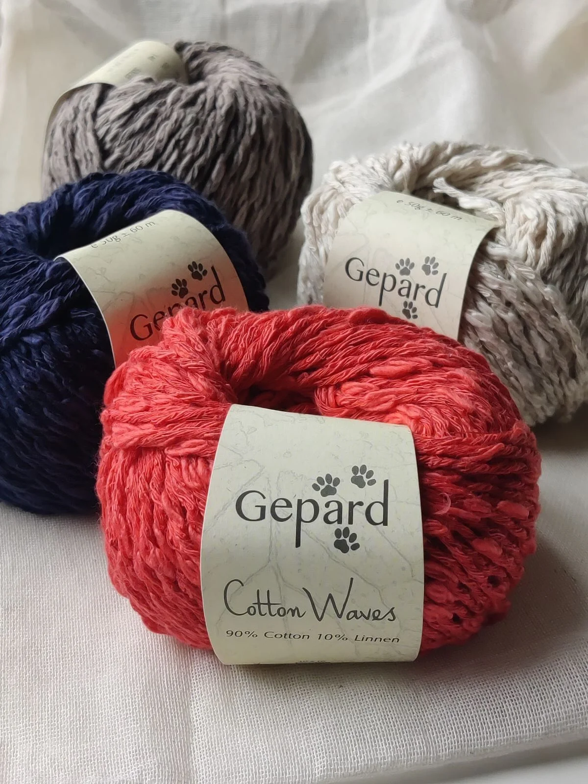 Gepard Cotton Waves puuvilla pellavasekoite kesälanka