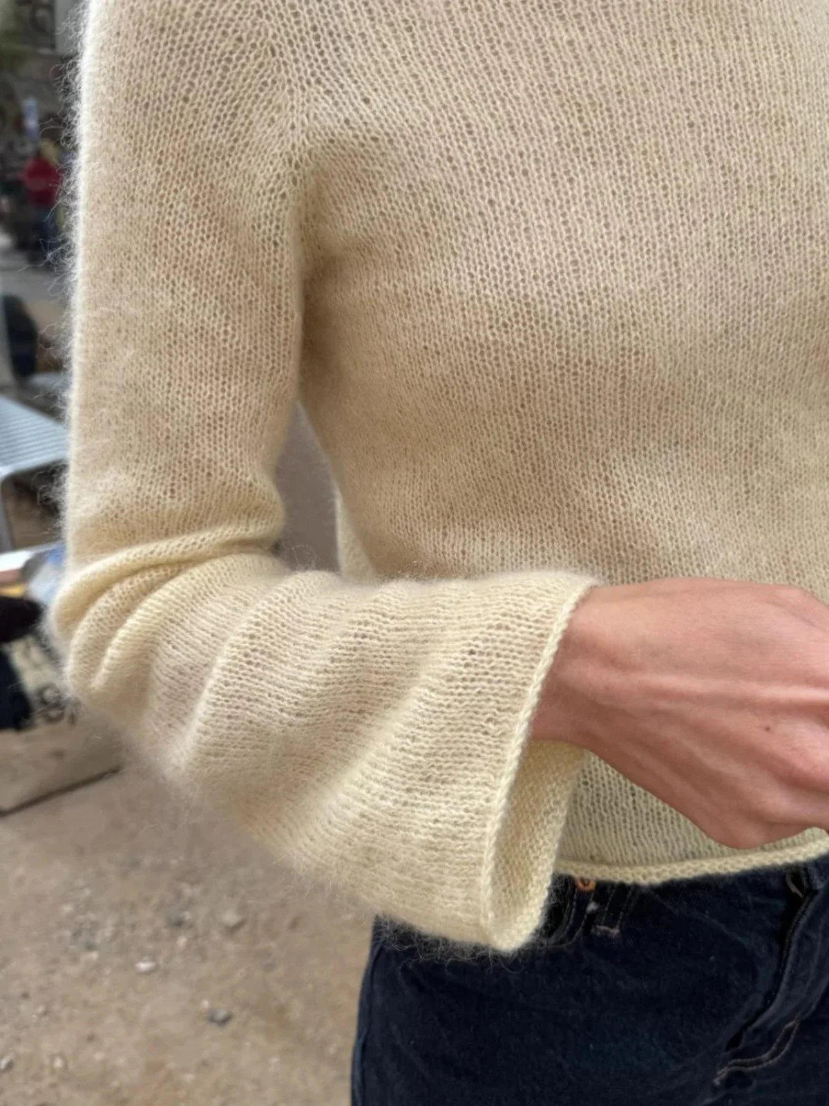 Petiteknit neuleohje Ivy Blouse neulepaita