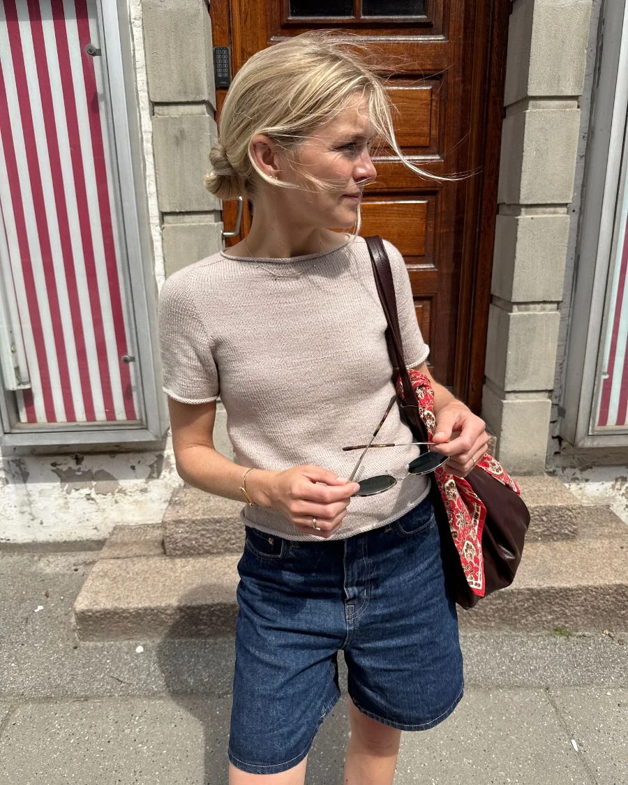 Ivy Tee Neuleohje englanti