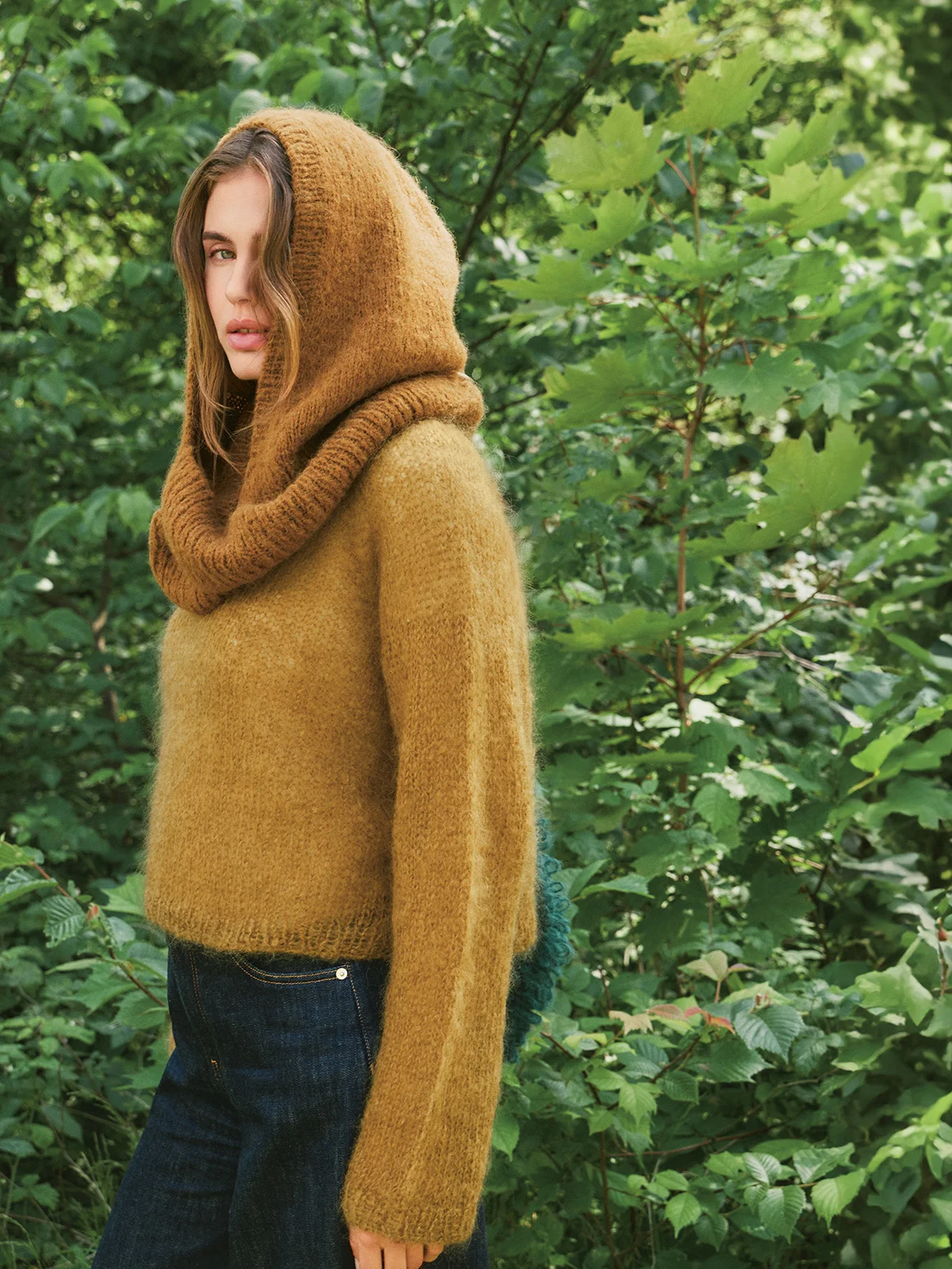 2507-11 Snuggle Hood neuleohje englanti