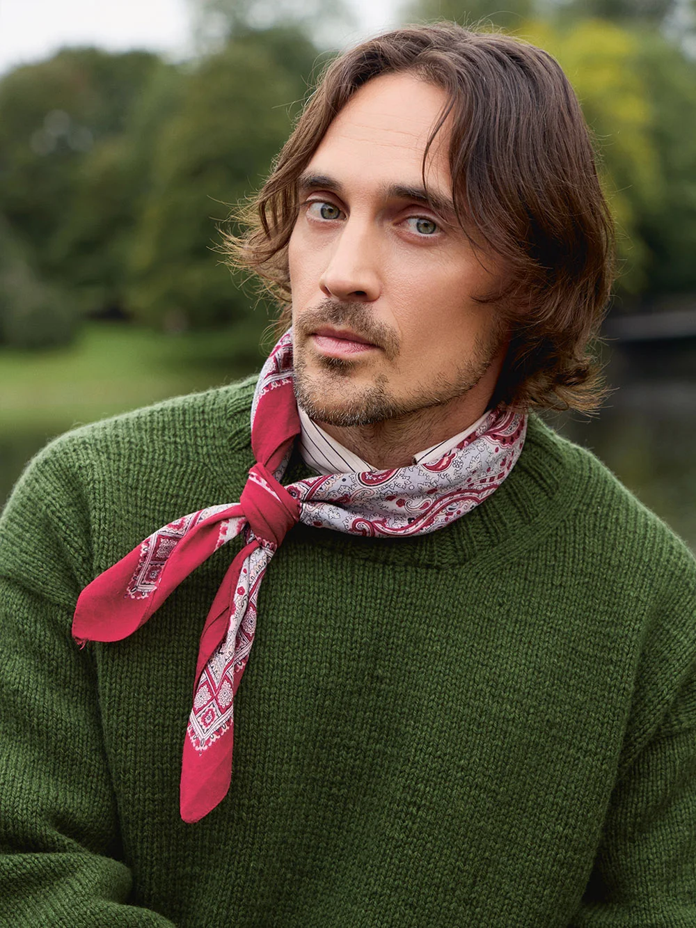 Sandnes Garn 2513-05 Damian Sweater MAN neuleohje englanti