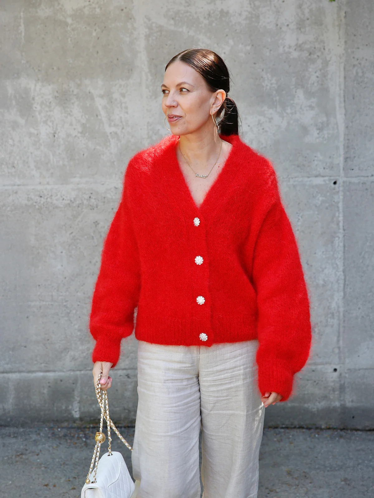 Leeni Hoimela neuleohje Disco Ball neuletakki suomi