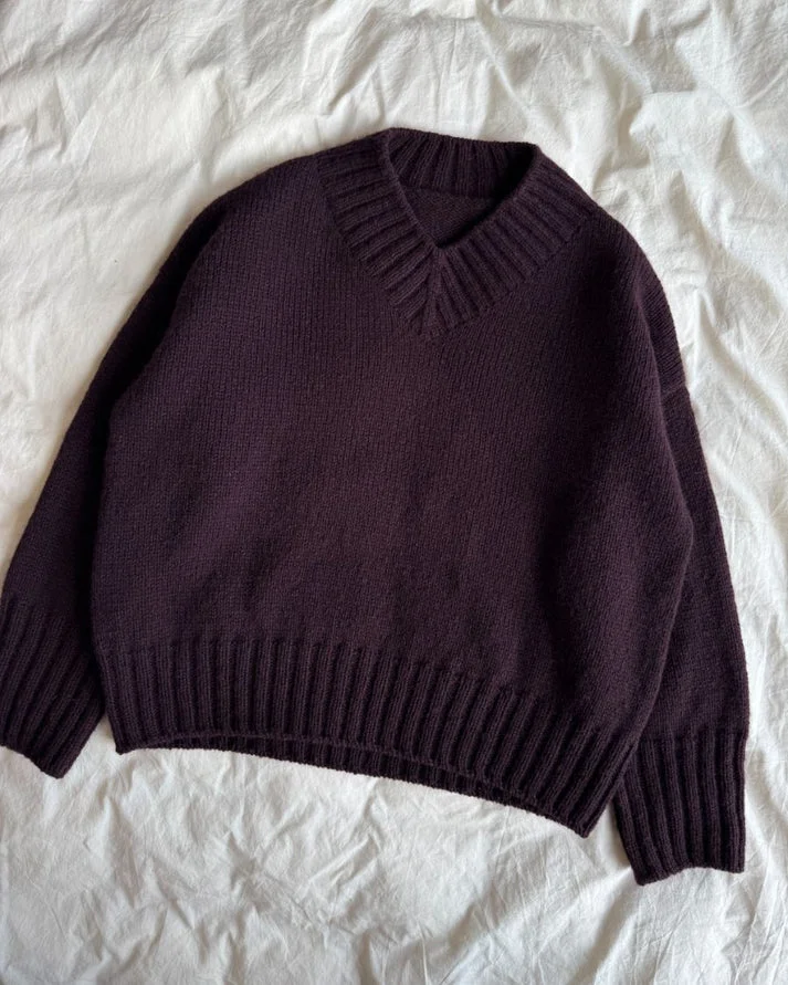 Hannah Sweater V-neck neuleohje suomi