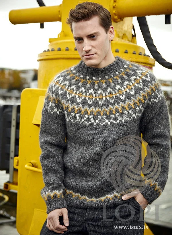Hvammur Icelandic Sweater Knitting Pattern, En PDF