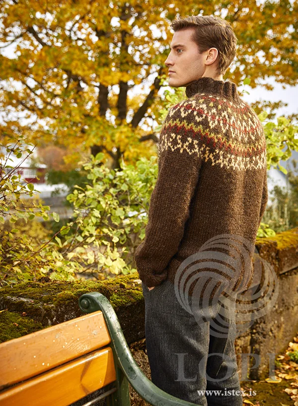 Hvammur Icelandic Sweater Knitting Pattern, En PDF