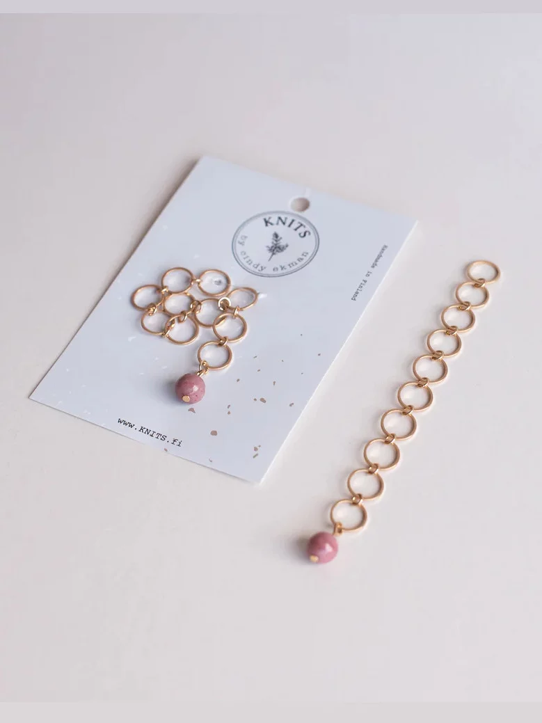 KNITS Row Counter Dusty pink