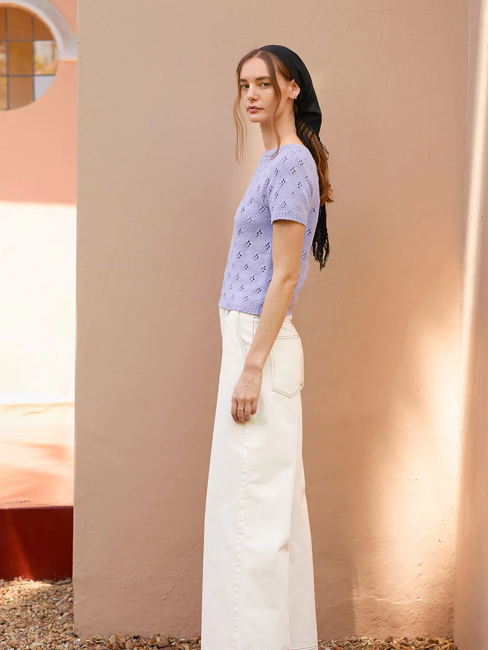 2604-02 Elodie Tee neuleohje englanti