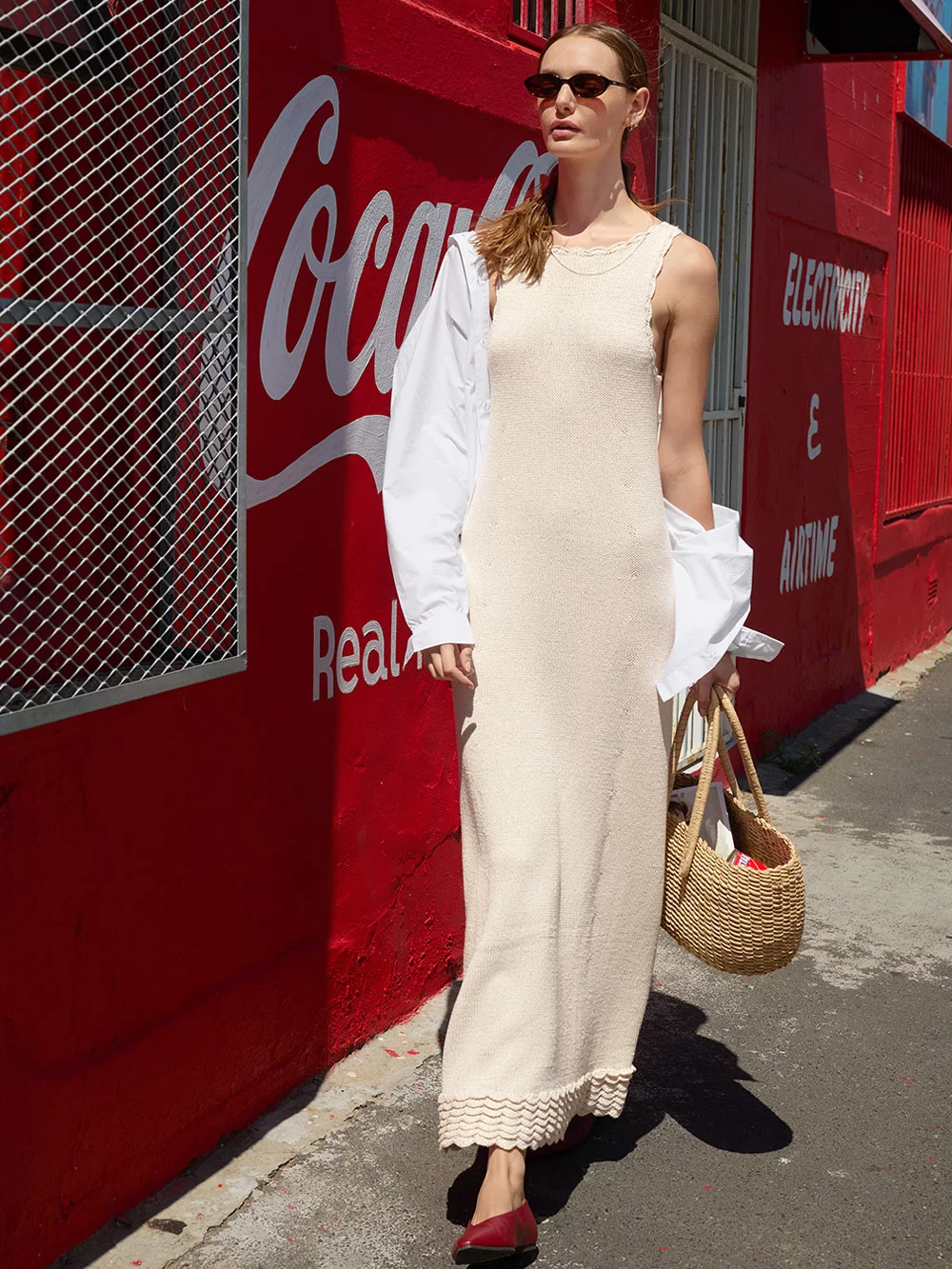 2604-10 Roselyn Long Dress neuleohje englanti