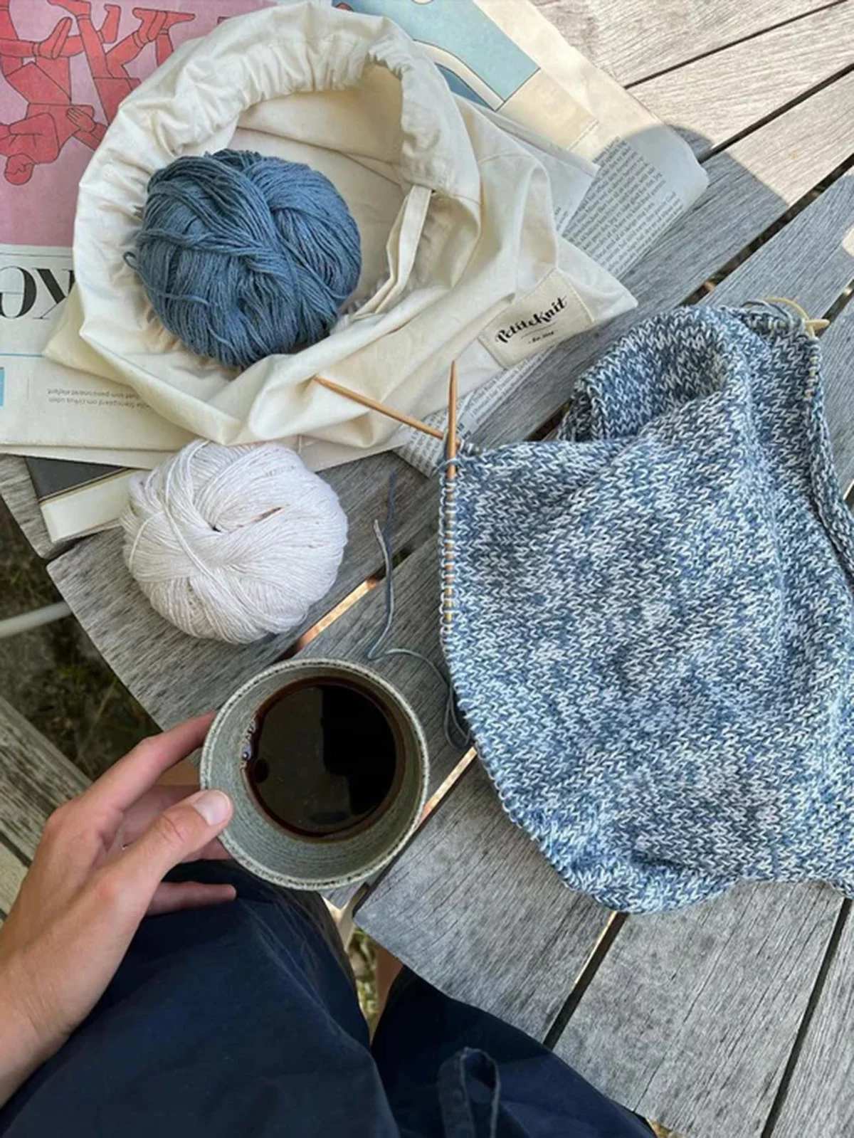 Knitter's String Bag