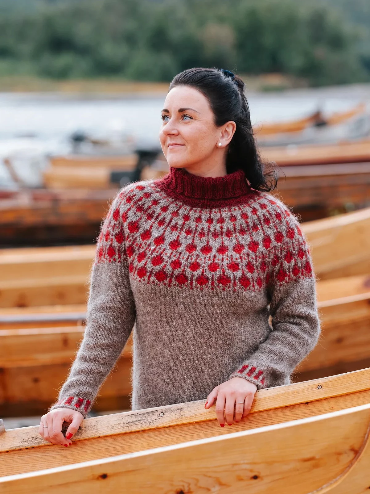 Sisu Knitwear Lingonberry Sweater