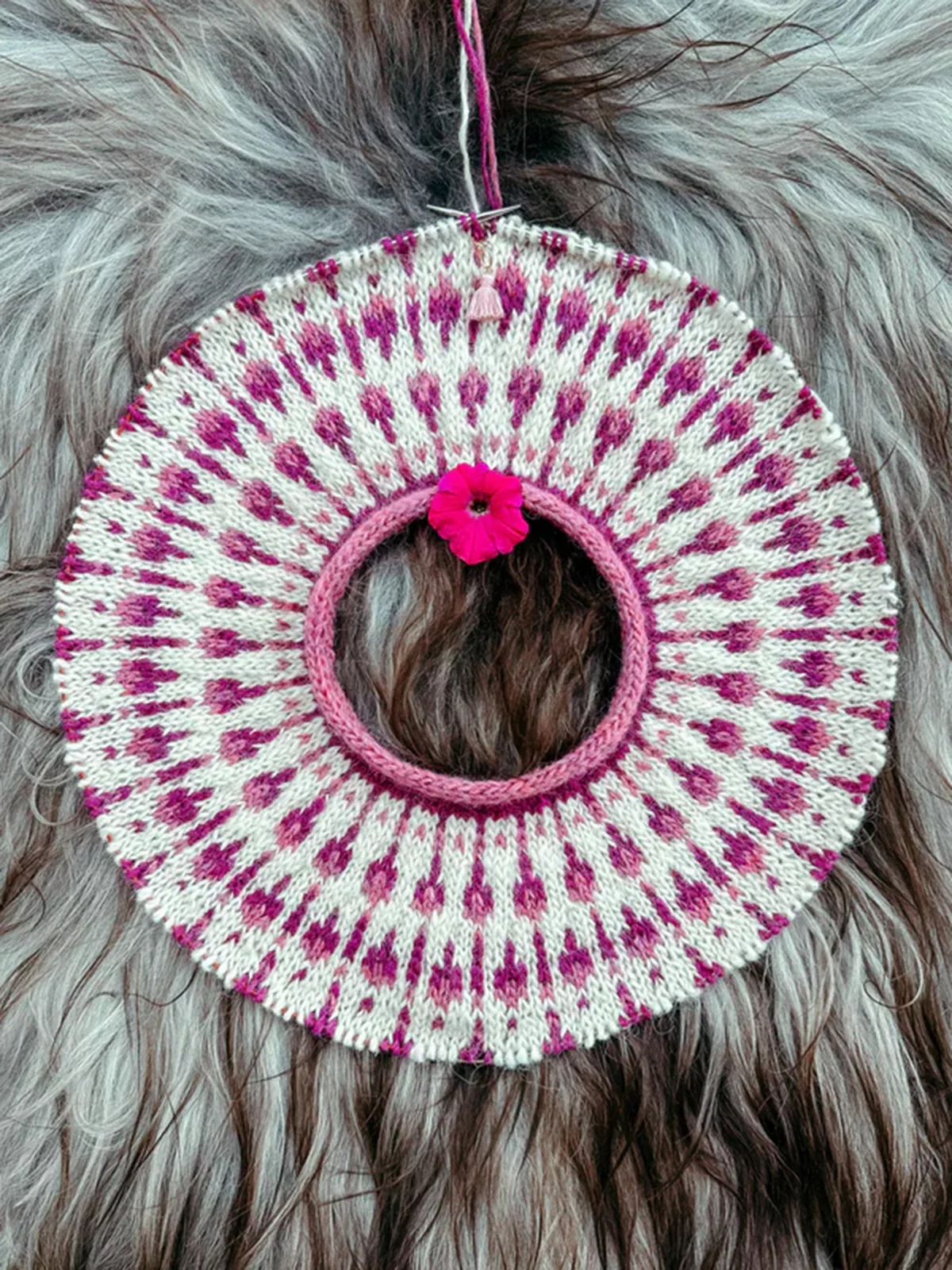 Sisu Knitwear Raspberry Sweater