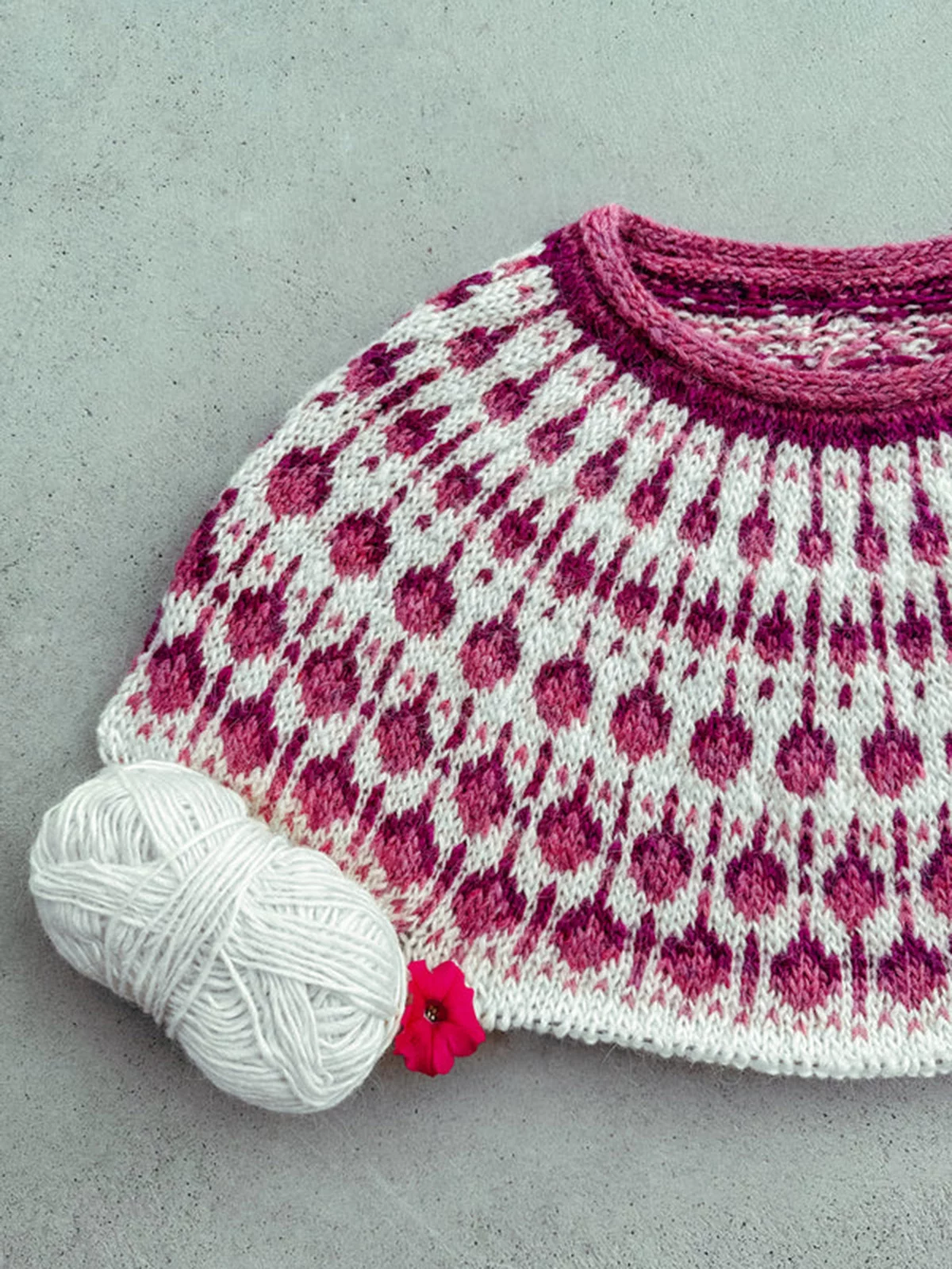 Sisu Knitwear Raspberry Sweater