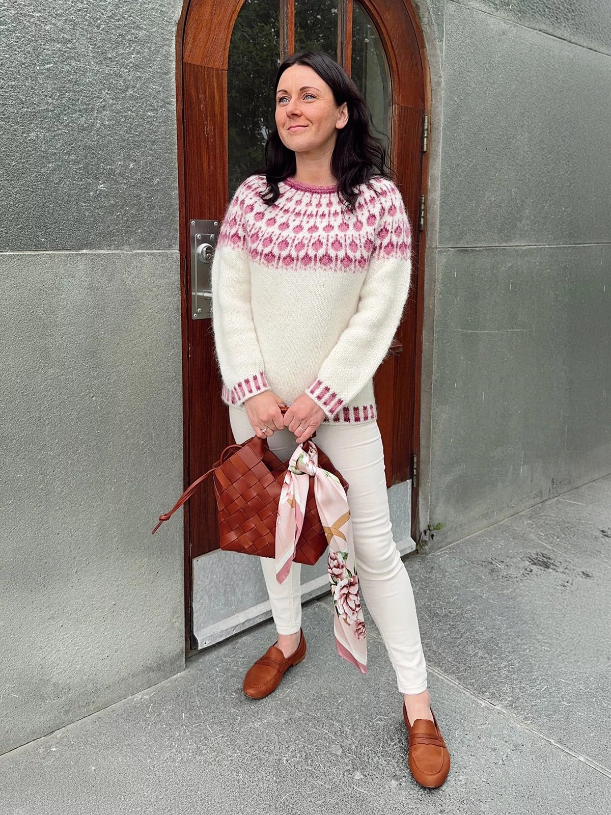 Sisu Knitwear Raspberry Sweater