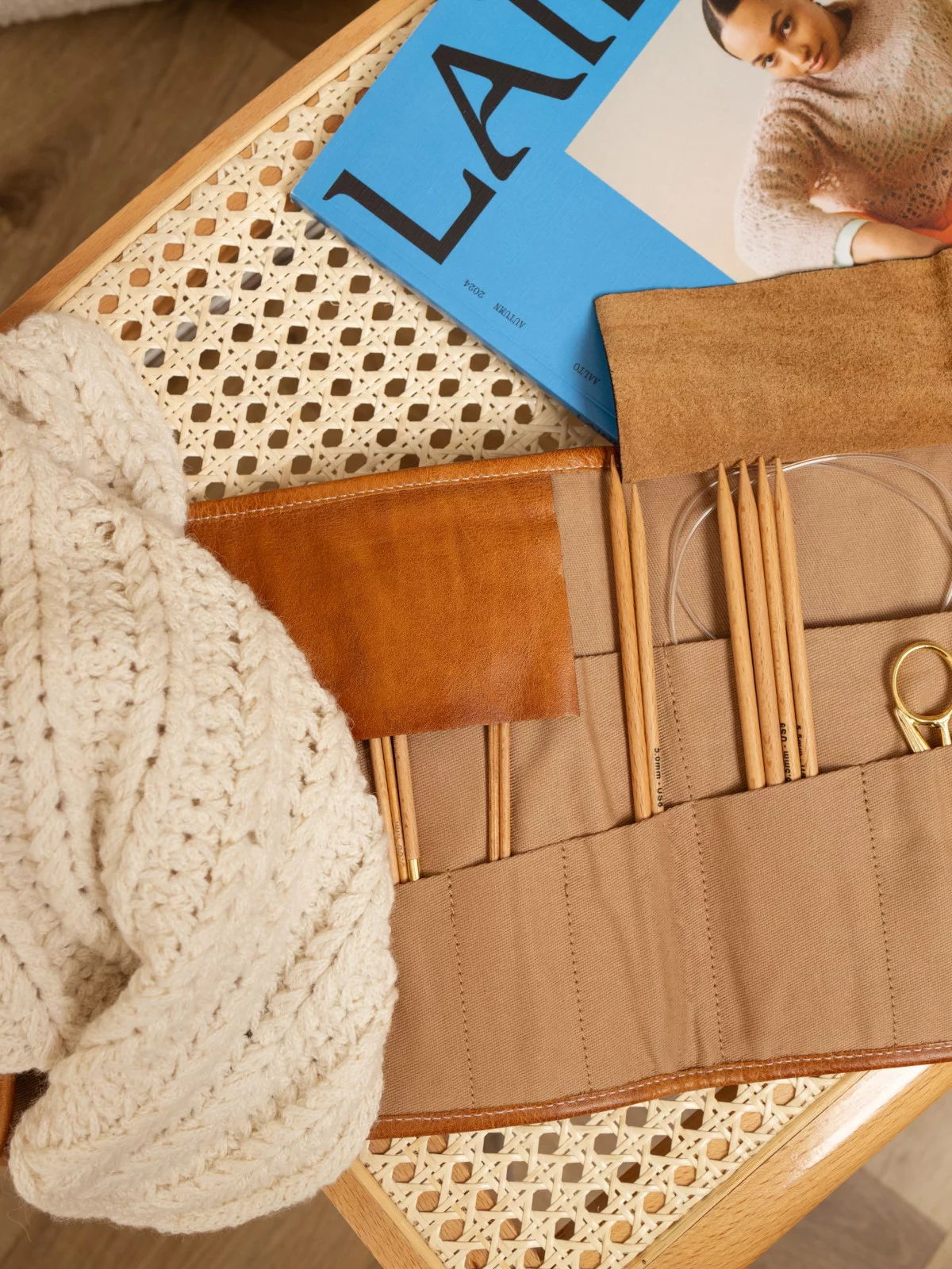 RE:DESIGNED Project 52 Needle Case, Burned Tan
