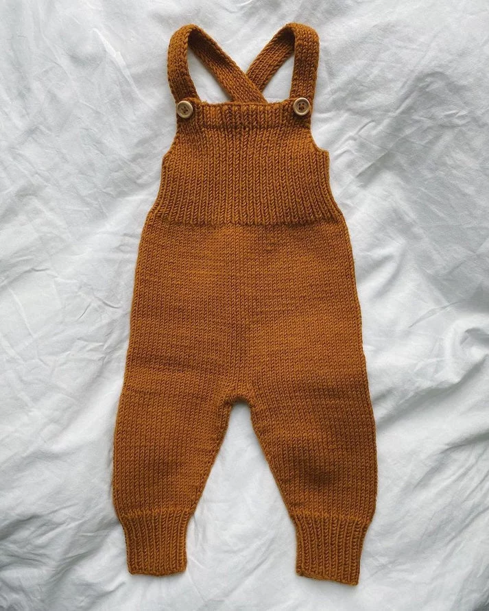 PetiteKnit Willum's Overalls Pattern, Finnish