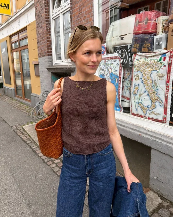 PetiteKnit Bea Top Pattern Finnish