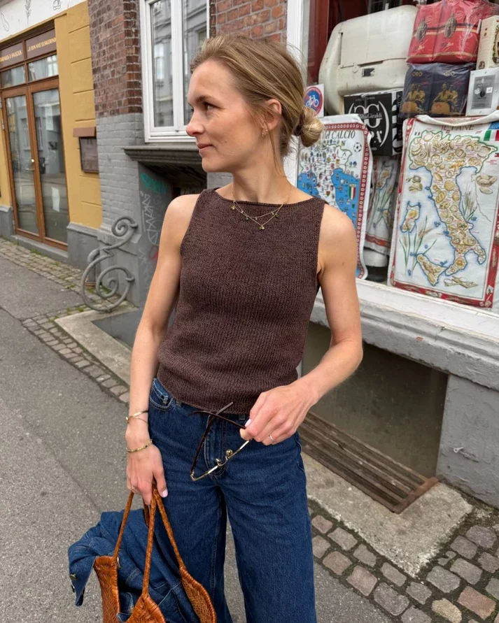 PetiteKnit Bea Top Pattern Finnish