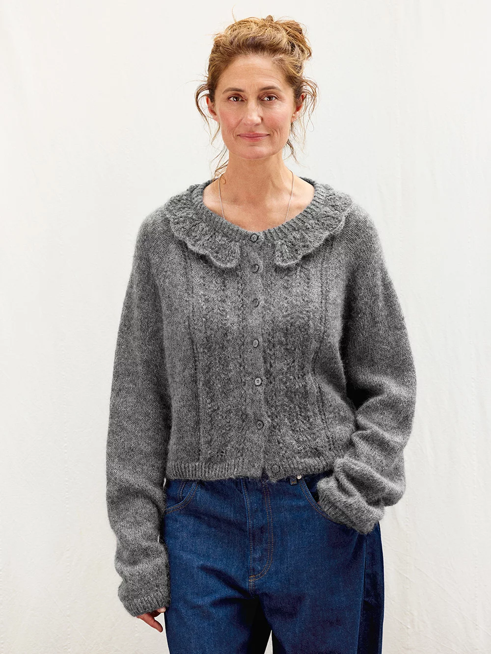 Sandnes 2606-04 DIY Bloom Cardigan neuleohje suomi