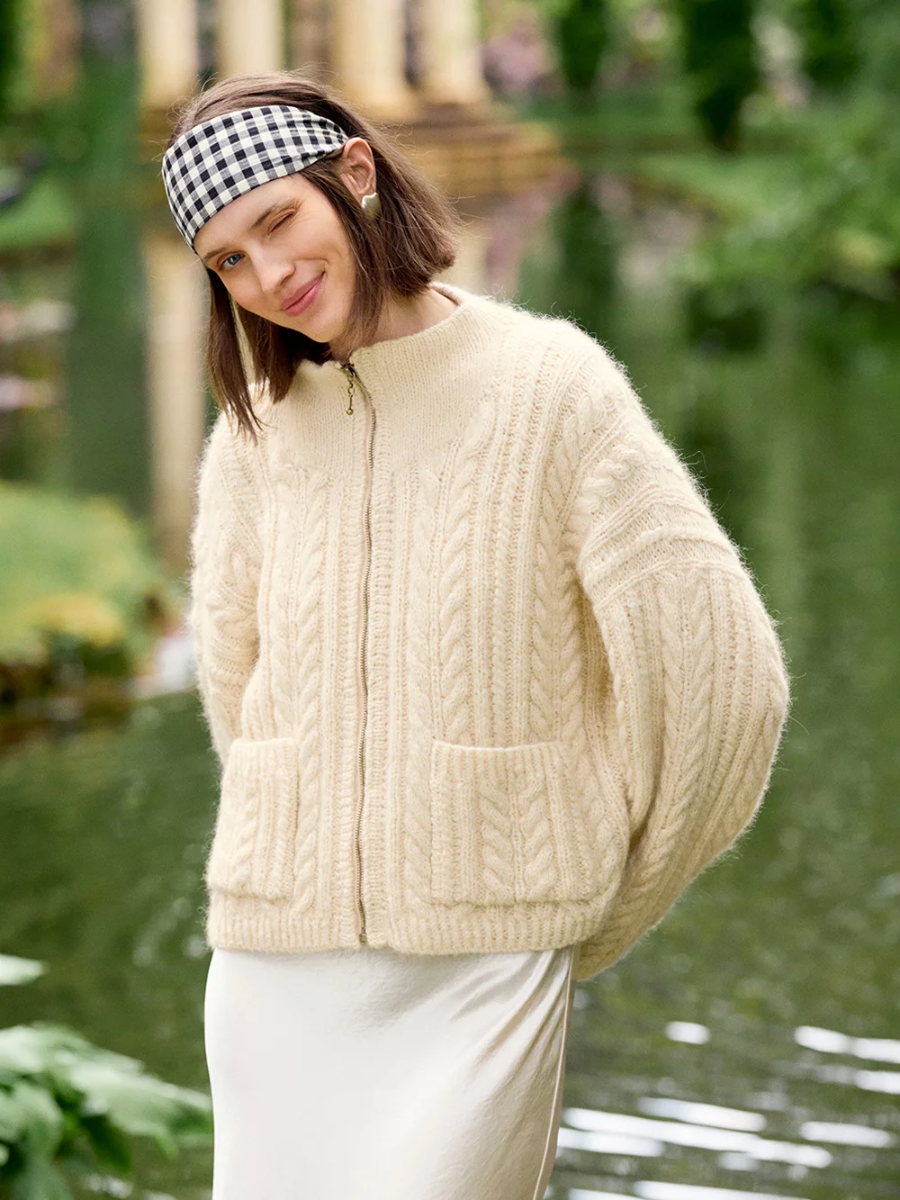 Sandnes 2606-07 DIY Kaja Jacket Pattern Finnish