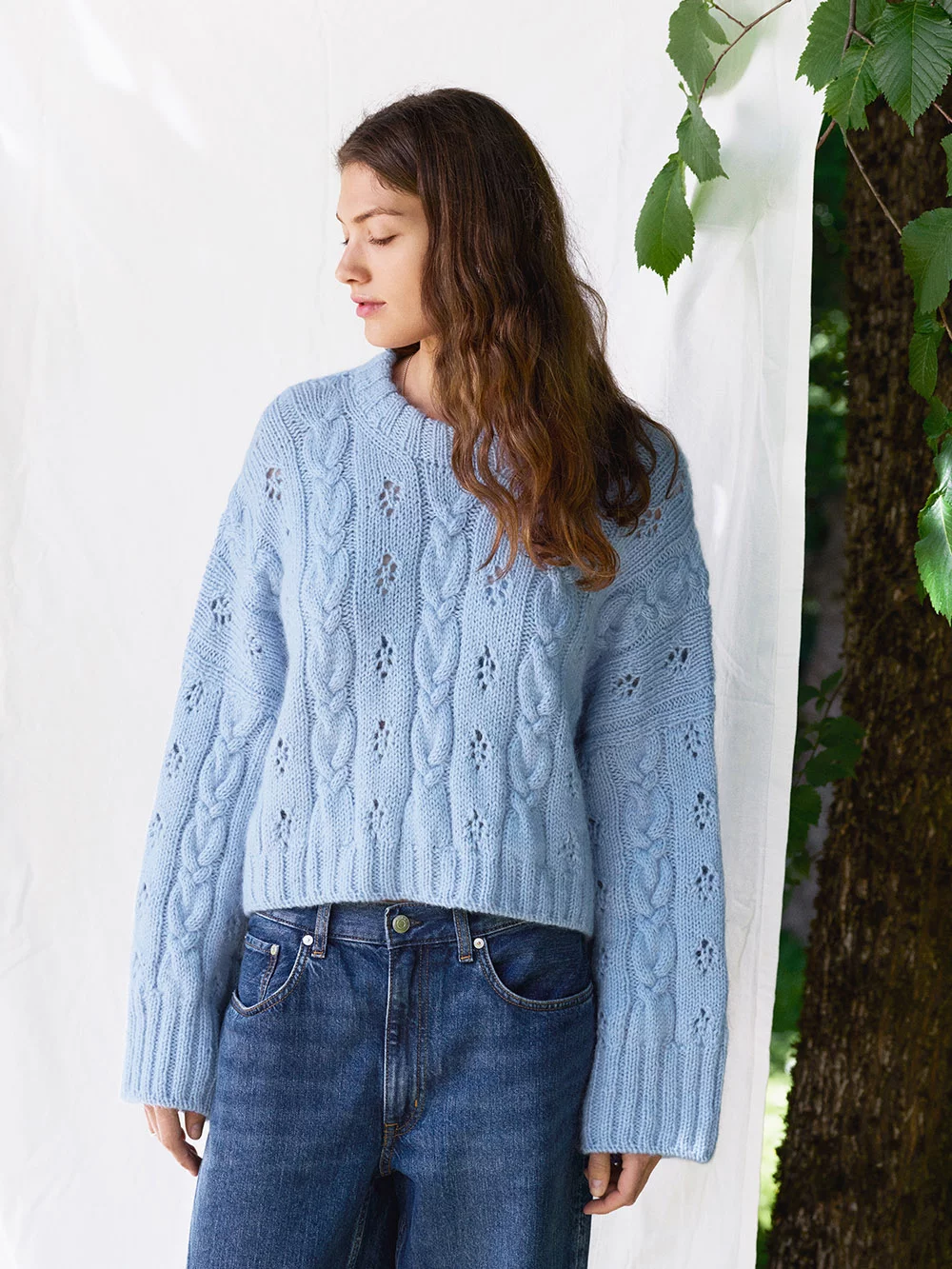 Sandnes 2606-11 DIY Junia Sweater Pattern Finnish