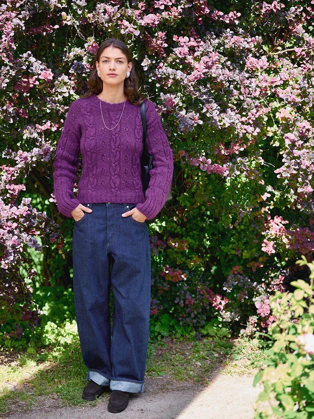 Sandnes 2606-11 DIY Junia Sweater Pattern Finnish