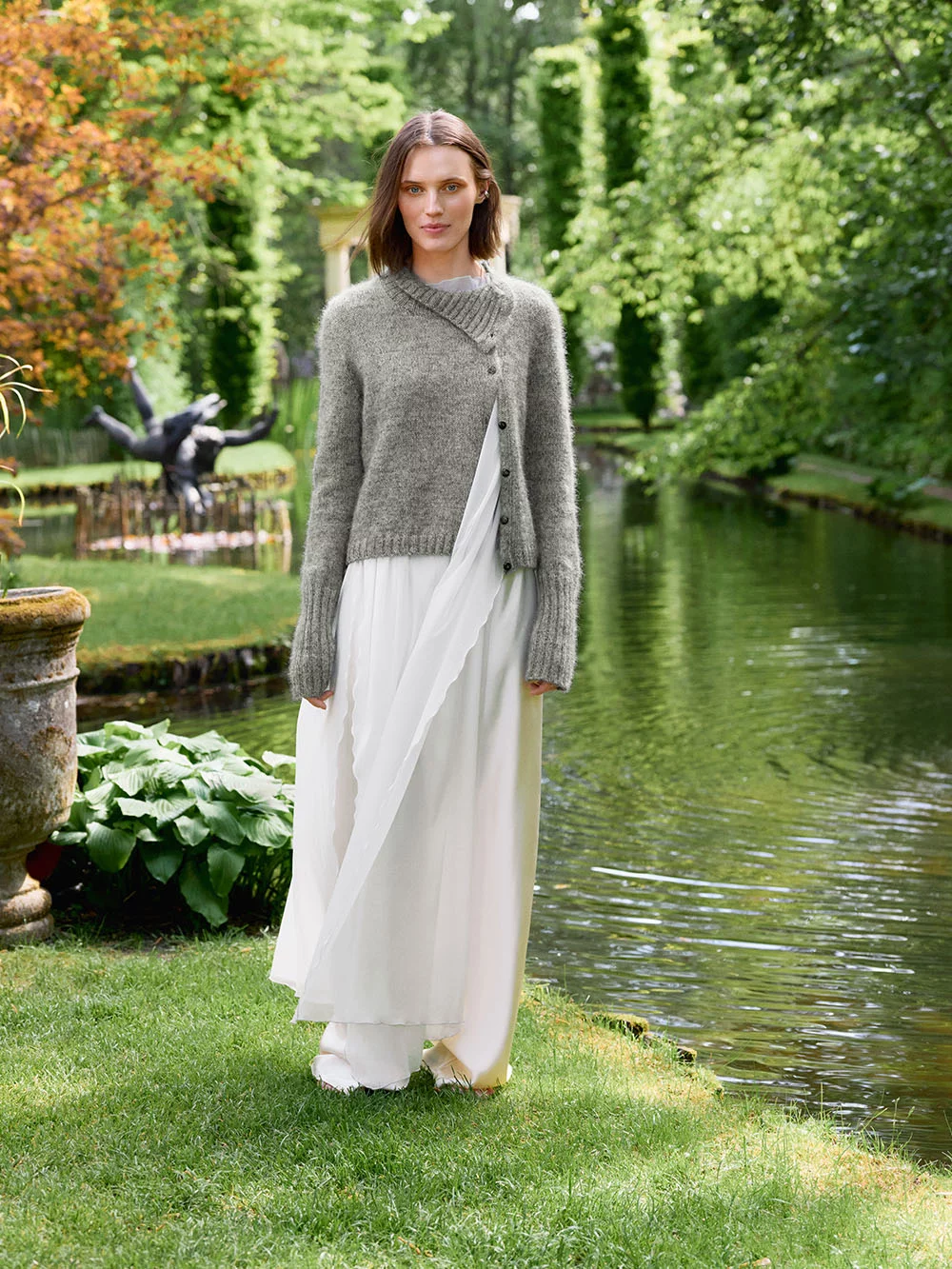 Sandnes 2606-13 DIY Tracie Cardigan  Pattern Finnish