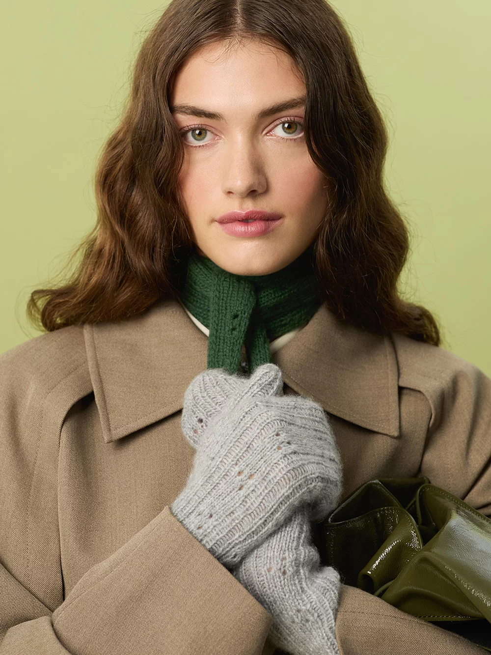 Sandnes 2607-04 Cashmere Miu Pointelle Mittens neuleohje englanti