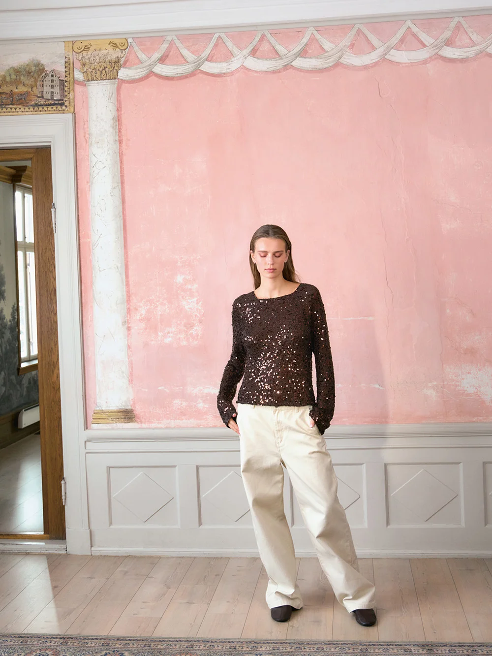 Sandnes 2610-01 Isla Sweater neuleohje englanti