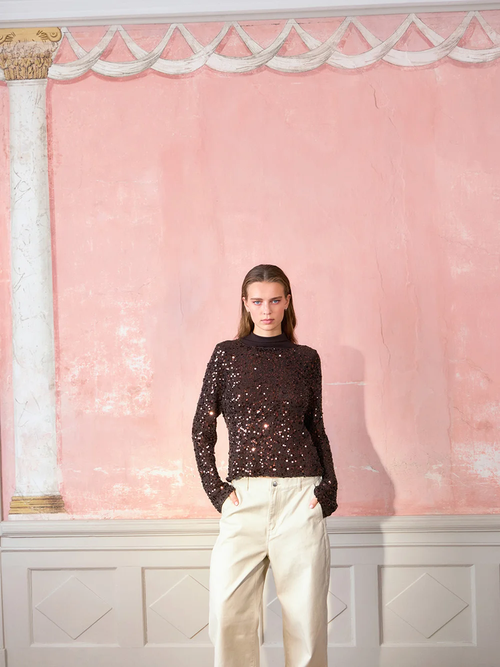 Sandnes 2610-01 Isla Sweater neuleohje englanti