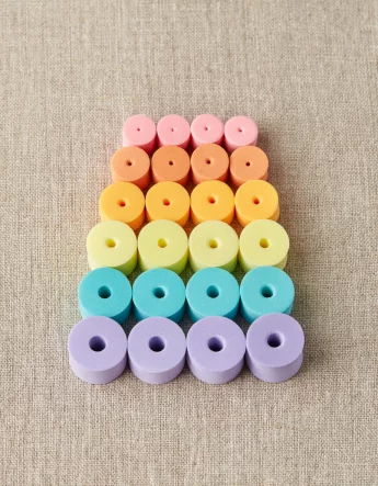 Cocoknits Stitch Stoppers - Värikkäät puikkostopparit