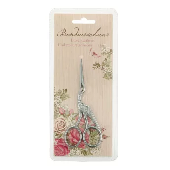 Embroidery Scissors Stork 11.5cm silver