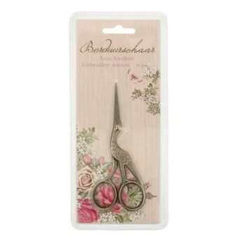 Embroidery Scissors Stork 11.5cm bronze