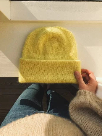 The Oslo Hat Mohair Edition Neuleohje ja langat limelight