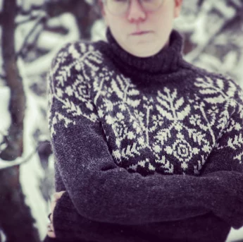 Suolaulu TALVI Pattern Print Finnish