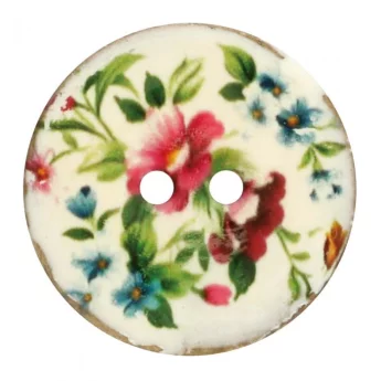 Coconut Button Light Flower