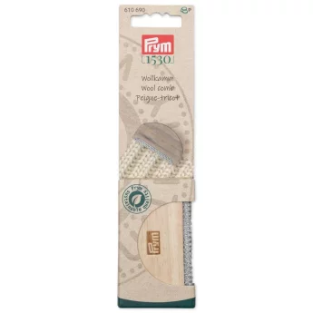 Prym Wool Comb Wooden Handle